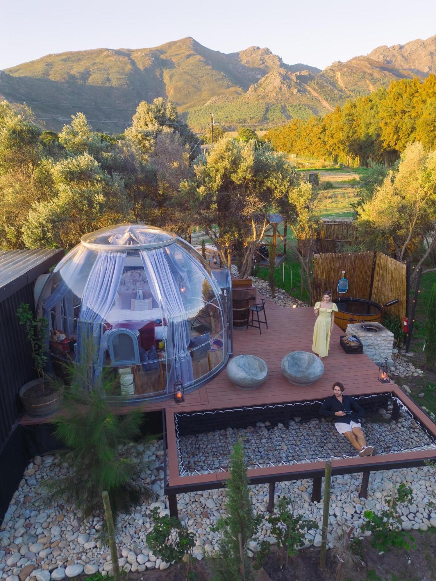 The Vino Dome By Once Upon A Dome Franschhoek Buitenkant foto